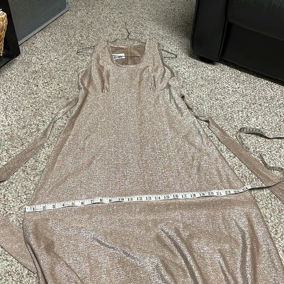 Vintage 70s sparkly gown - Picture 7 of 11